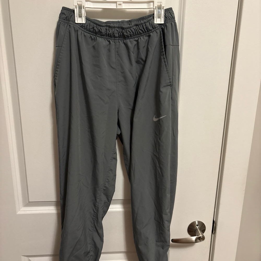 Nike Men's Gray Athletic Pants Dri Fit Woven
